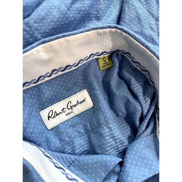 Robert Graham Button Up Shirt in Blue - Picture 4 of 4
